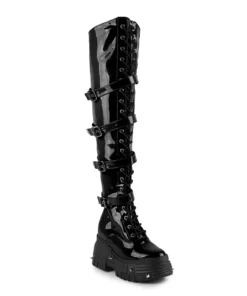 Anthony Wang Qualcan Hidden Heel Boots Black