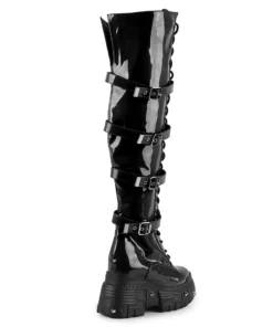 Anthony Wang Qualcan Hidden Heel Boots Black