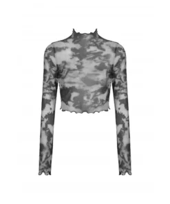 Ladies Dark In Love Nancy Mesh Top