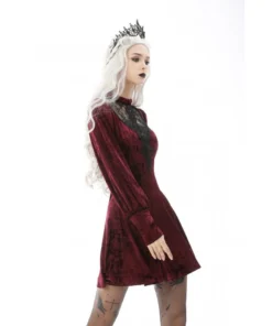 Dark In Love Alfreda Dress Burgundy Ladies