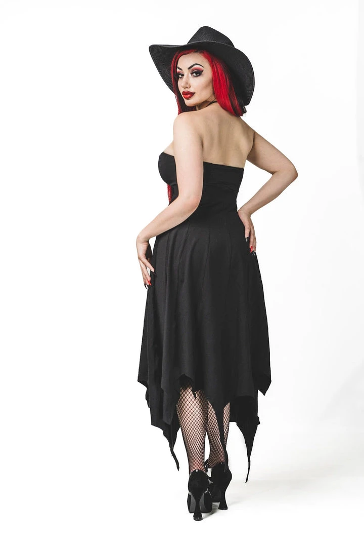 Necessary Evil Camazotz Bats Wing Effect Maxi Dress Ladies 5 Necessary Evil Camazotz Bats Wing Effect Maxi Dress Ladies