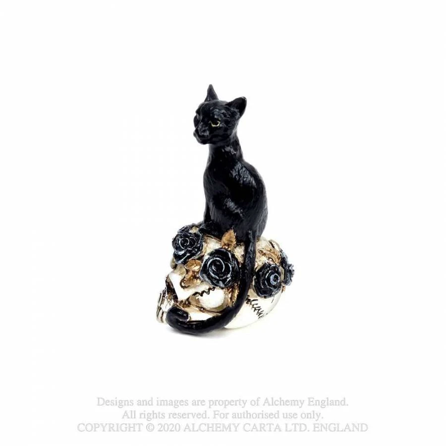 Alchemy Gothic Cat Skull: Miniature Ornaments Homeware 5 Alchemy Gothic Cat Skull: Miniature Ornaments Homeware
