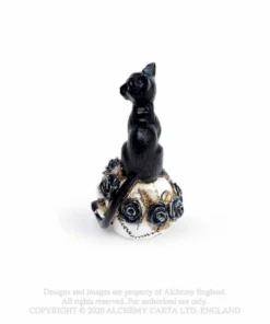 Alchemy Gothic Cat Skull: Miniature Ornaments Homeware 9 Alchemy Gothic Cat Skull: Miniature Ornaments Homeware