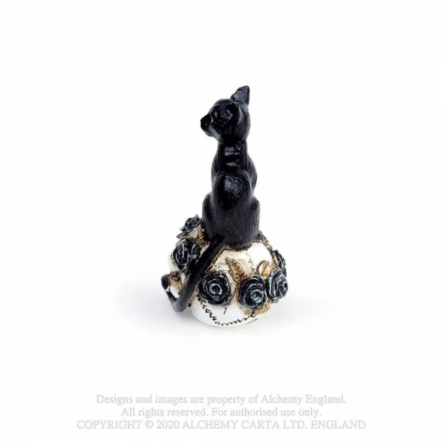 Alchemy Gothic Cat Skull: Miniature Ornaments Homeware 6 Alchemy Gothic Cat Skull: Miniature Ornaments Homeware