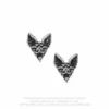 Alchemy Gothic Cauchemar Bat Head Studs Accessories
