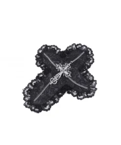 Dark In Love Crucifix Hair Clip