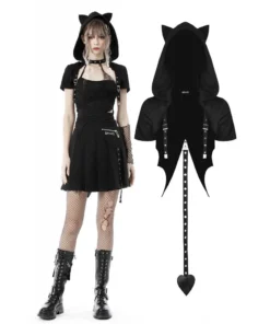 Ladies Dark In Love Catitude Cape