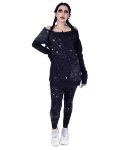 Chemical Black Chemical Moon Phase Top Ladies