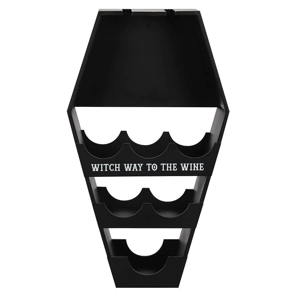 Gothic Gifts Witch Way To Wine Coffin Shelf - In Stock Now Homeware 5 Gothic Gifts Witch Way To Wine Coffin Shelf - In Stock Now Homeware