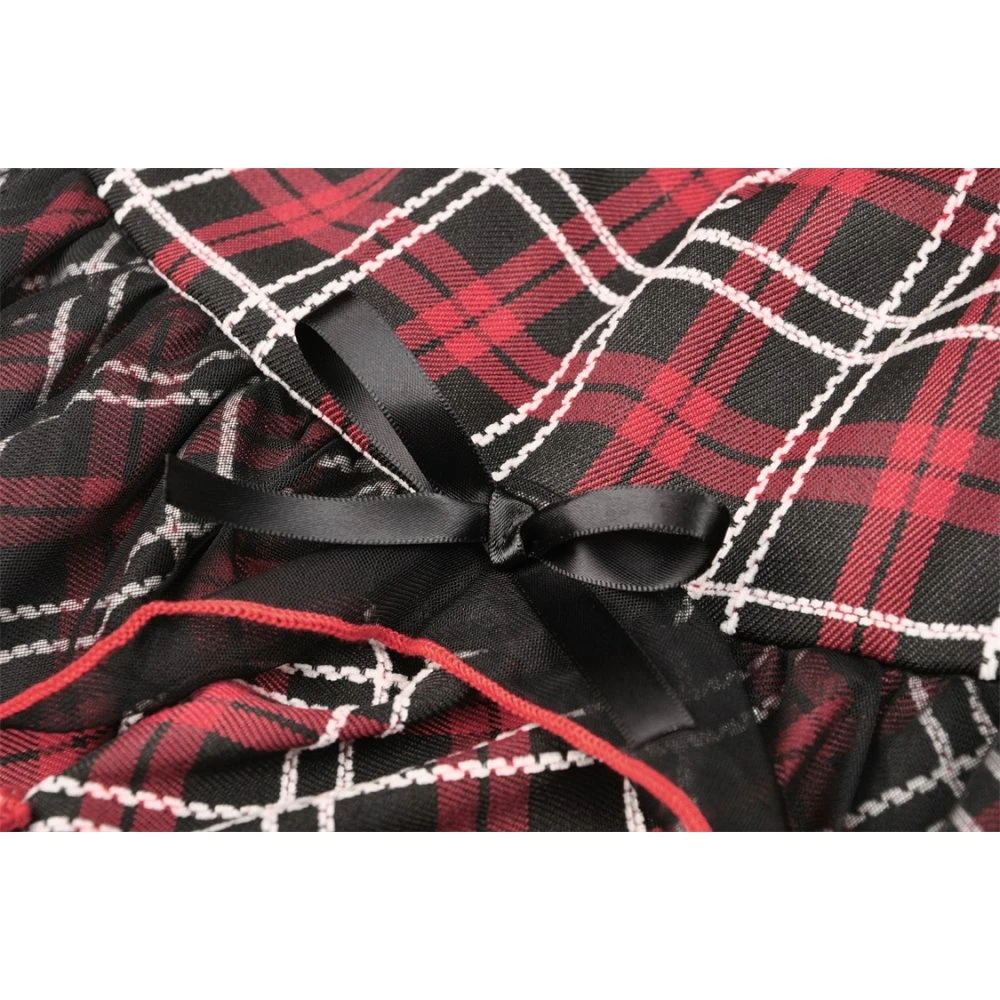 Ladies Dark In Love Exigis Tartan Skirt 12 Ladies Dark In Love Exigis Tartan Skirt