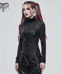 Ladies Devil Fashion Claudette Turtleneck Top