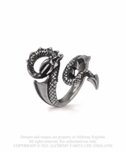 Alchemy Gothic Dragons Lure Ring