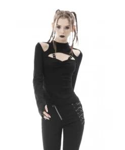 Dark In Love Alice Cold Shoulder Top Ladies 28 Dark In Love Alice Cold Shoulder Top Ladies