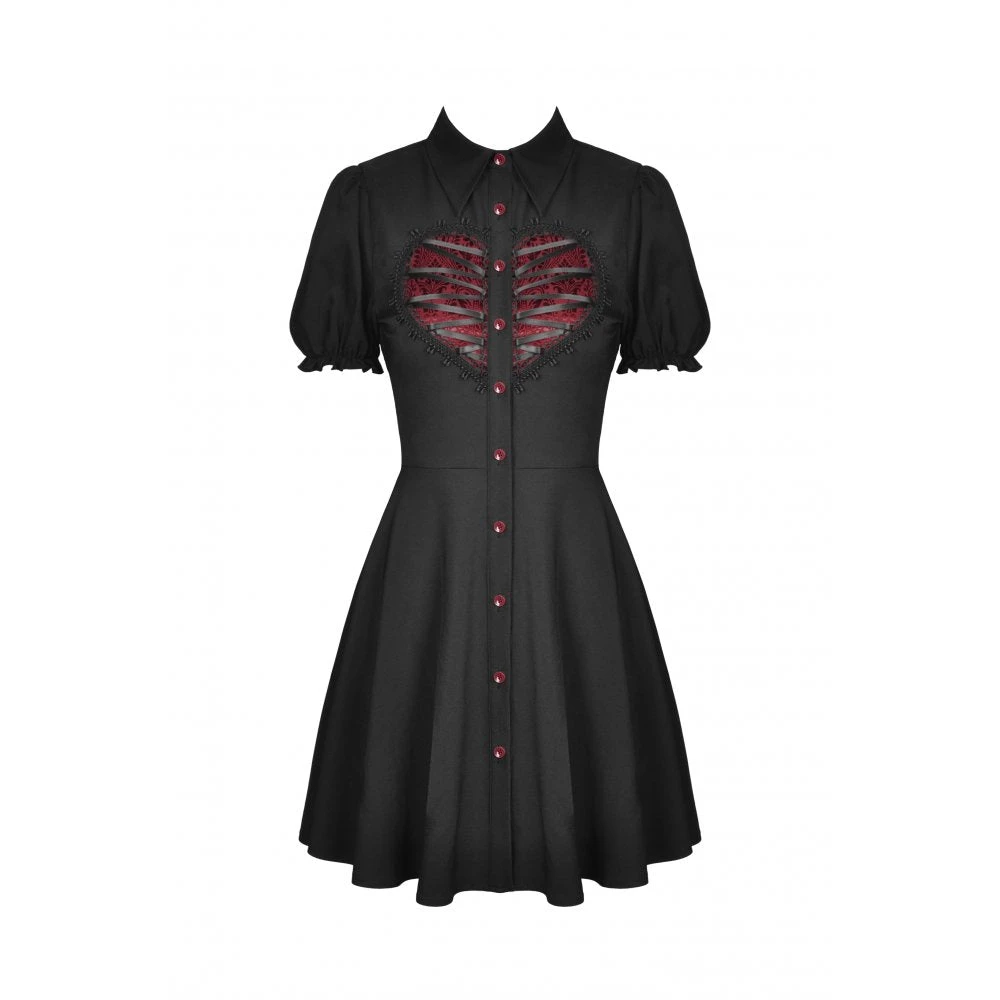 Ladies Dark In Love Lovers Heart Dress 4 Ladies Dark In Love Lovers Heart Dress