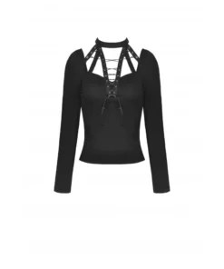 Dark In Love Lottie Long Sleeve Top Ladies