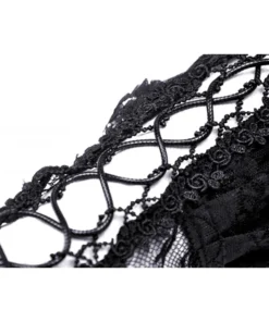Dark In Love Seductress Lace Up Gloves Accessories