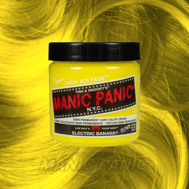 Manic Panic Classic Cream Hair Colour - Electric Banana 3 Manic Panic Classic Cream Hair Colour - Electric Banana
