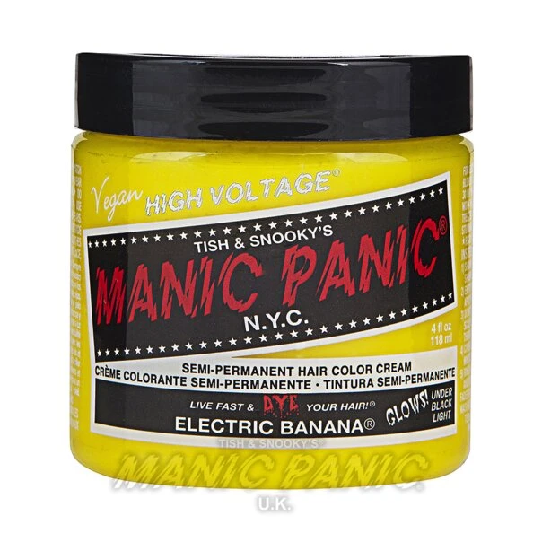 Manic Panic Classic Cream Hair Colour - Electric Banana 9 Manic Panic Classic Cream Hair Colour - Electric Banana