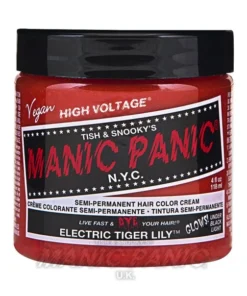 Manic Panic Classic Cream Hair Colour - Electric Tiger Lily Hair Dye 15 Manic Panic Classic Cream Hair Colour - Electric Tiger Lily Hair Dye
