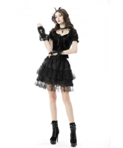 Dark In Love Kalia Velvet Top