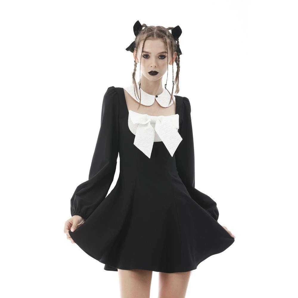 Dark In Love Sloane Bowknot Dress Ladies 8 Dark In Love Sloane Bowknot Dress Ladies