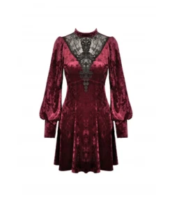 Dark In Love Alfreda Dress Burgundy Ladies