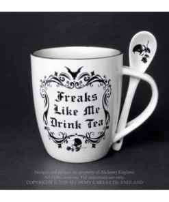 Alchemy Gothic Freaks Like Me: Mug And Spoon Set Homeware