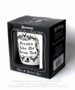 Alchemy Gothic Freaks Like Me: Mug And Spoon Set Homeware