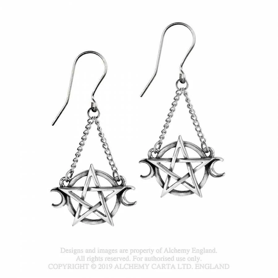 Alchemy Gothic Goddess Earrings 3 Alchemy Gothic Goddess Earrings
