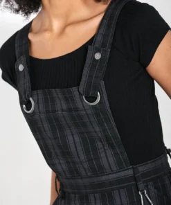 Hell Bunny Storm Pinafore Dress