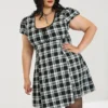 Hell Bunny Vernon Mini Dress Ladies 2 Hell Bunny Vernon Mini Dress Ladies