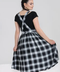 Ladies Hell Bunny Avril Pinafore Dress