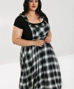 Ladies Hell Bunny Avril Pinafore Dress