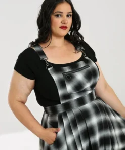 Ladies Hell Bunny Avril Pinafore Dress