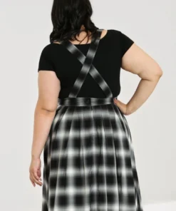 Ladies Hell Bunny Avril Pinafore Dress