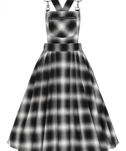 Ladies Hell Bunny Avril Pinafore Dress