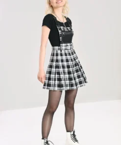 Hell Bunny Vernon Pinafore Dress 12 Hell Bunny Vernon Pinafore Dress