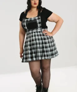 Hell Bunny Vernon Pinafore Dress 16 Hell Bunny Vernon Pinafore Dress