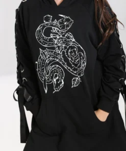 Hell Bunny Medusa Hoodie Dress