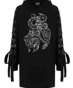 Hell Bunny Medusa Hoodie Dress