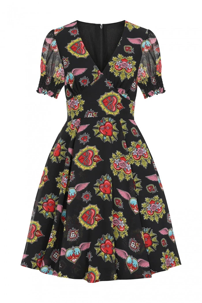 Hell Bunny Amias Mid Dress 8 Hell Bunny Amias Mid Dress