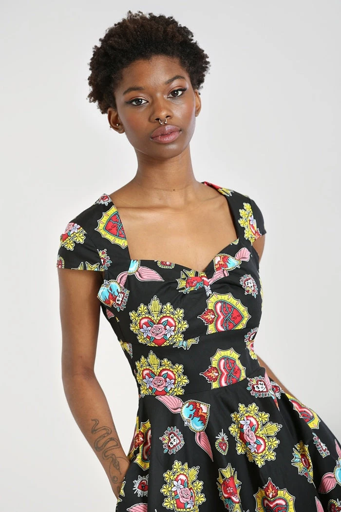 Ladies Hell Bunny Amias 50's Dress 5 Ladies Hell Bunny Amias 50's Dress