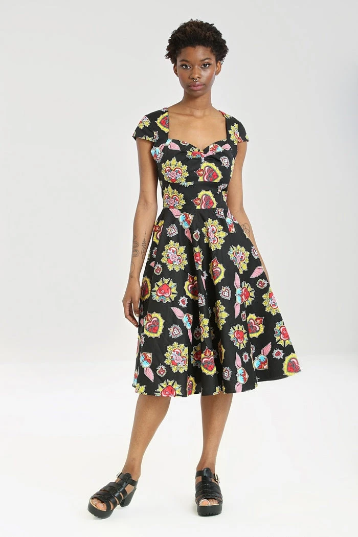 Ladies Hell Bunny Amias 50's Dress 6 Ladies Hell Bunny Amias 50's Dress