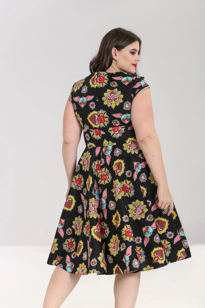 Ladies Hell Bunny Amias 50's Dress 12 Ladies Hell Bunny Amias 50's Dress