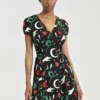 Hell Bunny Good Fortune Mini Dress Ladies