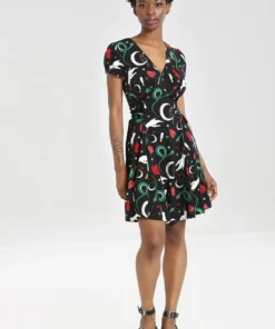 Hell Bunny Good Fortune Mini Dress Ladies 12 Hell Bunny Good Fortune Mini Dress Ladies