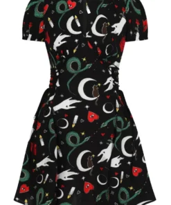 Hell Bunny Good Fortune Mini Dress Ladies 14 Hell Bunny Good Fortune Mini Dress Ladies