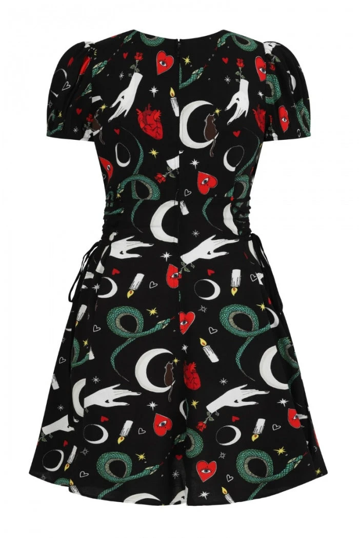 Hell Bunny Good Fortune Mini Dress Ladies 8 Hell Bunny Good Fortune Mini Dress Ladies