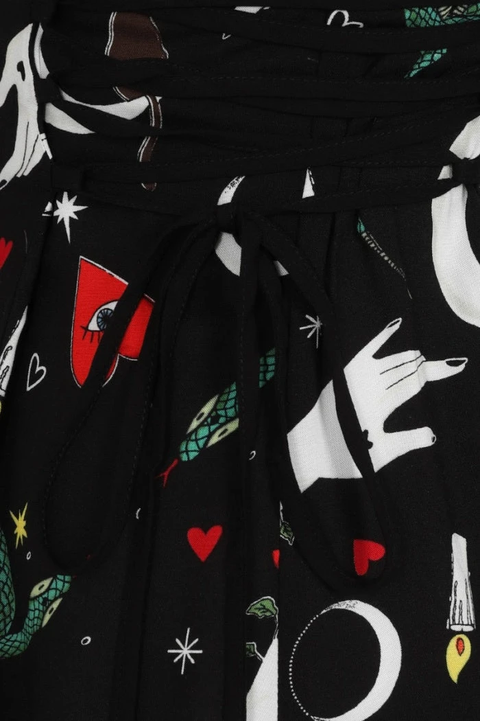 Hell Bunny Good Fortune Mini Dress Ladies 10 Hell Bunny Good Fortune Mini Dress Ladies