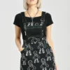 Hell Bunny Voodoo Pinafore Dress Ladies 1 Hell Bunny Voodoo Pinafore Dress Ladies